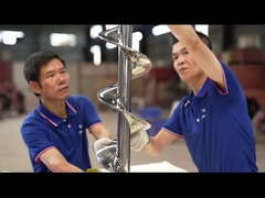 Conveyor sekrup pipa lumpur berbentuk U untuk granules dan pakan biji-bijian