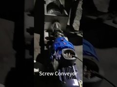 Custom Fleksibel Trough Screw Conveyor Spiral Groove Screw Auger Conveyor Sistem Transmisi