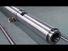 Bimetallic Extrusion Screw Conical Twin Screw Extruder yang disesuaikan untuk Mesin Extruder Plastik