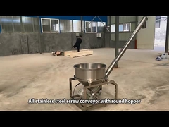 Industri-grade Hopper Tube Stainless Steel U-Shaped Screw Feeder Conveyor