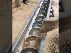 Conveyor Screw Auger yang dapat disesuaikan Conveyor Screw Auger berbentuk U Conveyor Screw Auger yang tahan panas