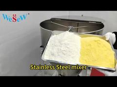 custom Dry Powder Mixer Blender Mesin Pengaduk Pakan untuk Makanan Grain Partikel Plastik Granular Dry&We