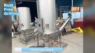 Panggangan Arang Stainless Steel 304 Kustom Tahan Korosi, Tahan Oksidasi, Suhu Tinggi