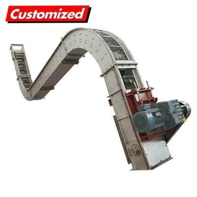 Industri Batubara Ash Drag Chain Conveyor Chip Embedded Chain Scraper Conveyor