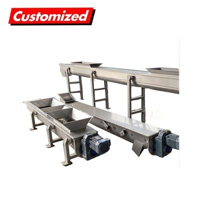 Harga yang bagus Konveyor Screw Auger Stainless Steel untuk Peralatan Pengolahan Limbah on line