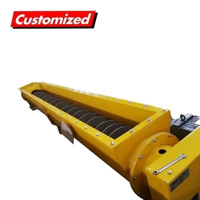 Harga yang bagus Conveyor Screw Auger yang tahan panas dari stainless steel khusus untuk pengangkutan lumpur limbah minyak on line
