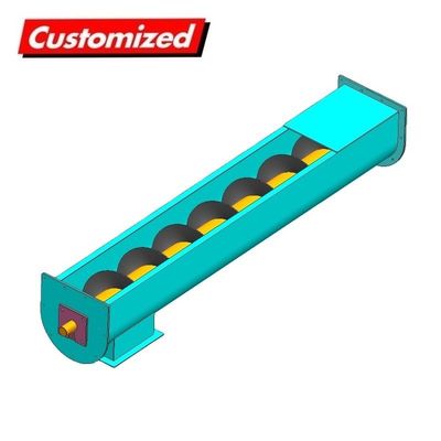 Harga yang bagus Conveyor sekrup spiral tahan panas Conveyor sekrup suhu tinggi yang disesuaikan on line