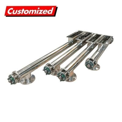Beli OEM Custom Tubular Screw Auger Feeder Stainless Steel Dengan Struktur Kompak pembuatan online