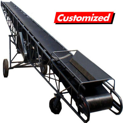 Harga yang bagus Fleksibel Movable Belt Conveyor Machine OEM Custom dengan Height Belt Adjustable on line