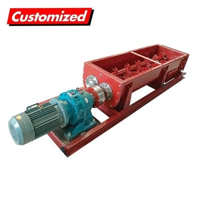 Harga yang bagus Double Screw U Shape Concrete Powder Hopper Feeder Untuk Pengangkutan Cepat on line