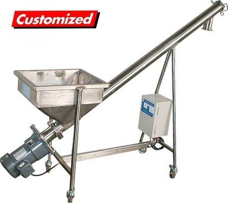 Adaptif baja tahan panas Hopper Screw Feeder dan Auger Conveyor