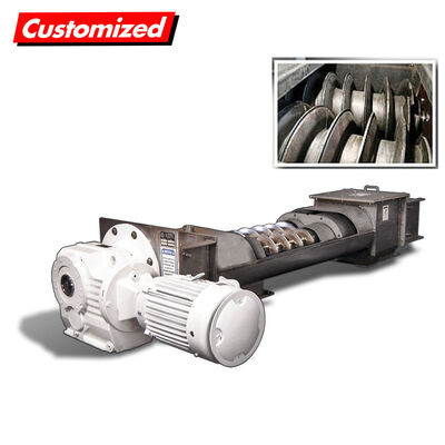 Harga yang bagus Conveyor Sekrup Termal Efisiensi Tinggi Baja Rinsing OEM Disesuaikan untuk Industri Kimia dan Pertambangan on line