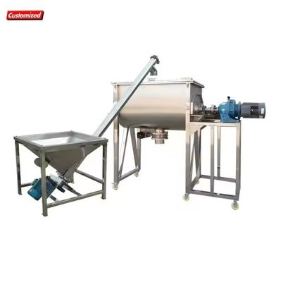 Beli 1000L Horizontal Powder Blender Machine Mesin pengaduk bubuk listrik dengan efisiensi tinggi pembuatan online