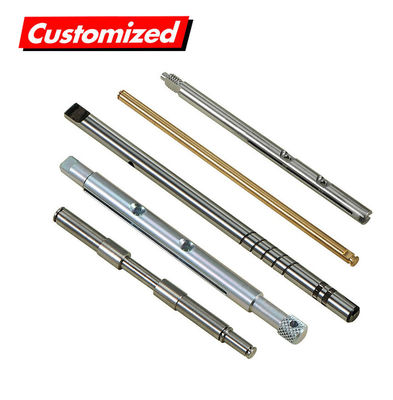 Beli Layanan penggilingan CNC stainless steel Layanan pemotongan logam poros panjang untuk generator listrik pembuatan online
