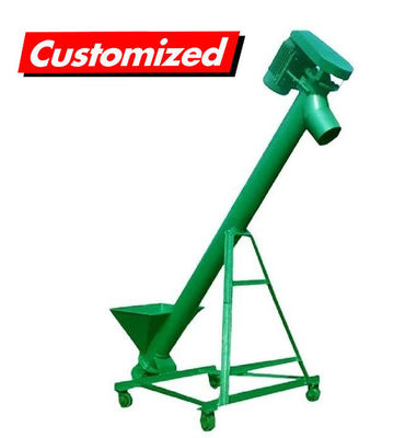 Harga yang bagus Konveyor sekrup miring tahan panas stainless steel yang dapat disesuaikan Pengisi sekrup otomatis on line