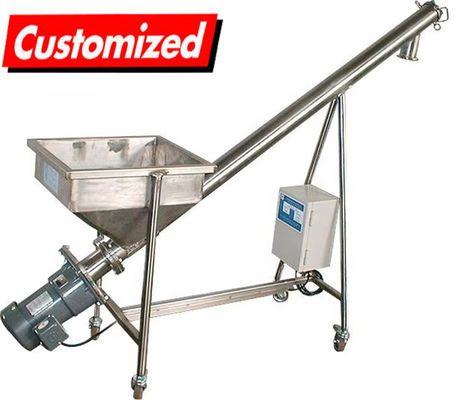Beli Dry Ice Stainless Steel Hopper Screw Auger Conveyor Untuk Transfer Bahan yang Lemes pembuatan online
