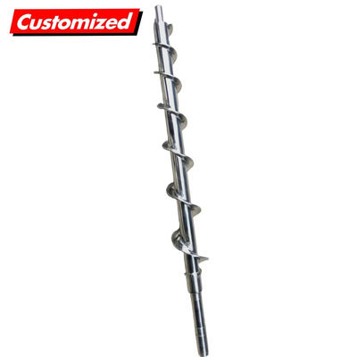 Harga yang bagus OEM Custom Stainless Steel Panas Tahan Auger Sekrup dan Sekrup Conveyor Blade untuk Bulk Material Handling on line