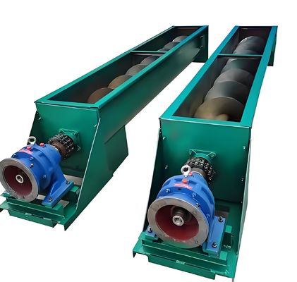 Beli Limbah Limbah padat Limbah padat Limbah U Tipe Trough Tube Conveyor Pengangkutan Sekrup Tubular untuk Industri dengan Hopper pembuatan online