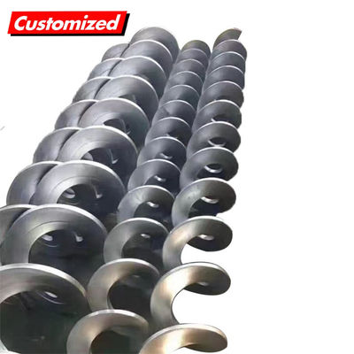 Harga yang bagus Blade Screw Berkelanjutan Baru Stainless Steel Spiral Auger Untuk Pabrik Manufaktur Dan Harvester Spiral Conveyor Mudah Operasi Screw Conveyor on line