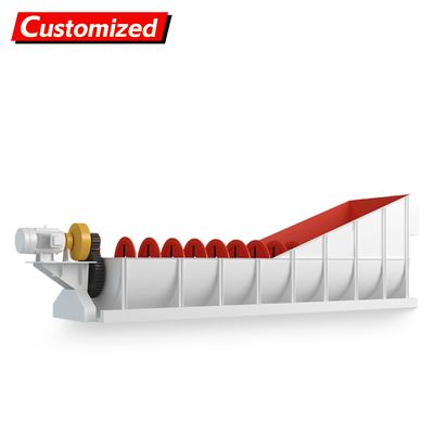 Harga yang bagus custom Efficiency Silica Sand Washer Spiral Sand Washing Plant River Sand Screw Wash Machine auger screw Conveyor Customize on line