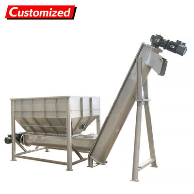Harga yang bagus Conveyor sekrup heliks tanpa poros yang disesuaikan untuk transmisi bahan volume besar dan pengiriman barang on line