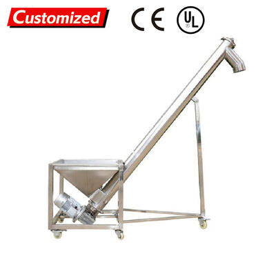 Harga yang bagus Conveyor sekrup baja tahan karat khusus Bahan kelas makanan Konveyor sekrup fleksibel tahan korosi untuk benih dan biji-bijian khusus untuk industri makanan dan kimia on line