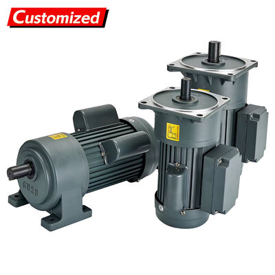Harga yang bagus Tiga-Fase 115/120V 400W Power Output IE2 Efisiensi Energi Gear Reducer Motor dengan Variable Frequency Drive on line