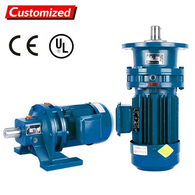 Harga yang bagus Custom Cycloidal Gearmotor dengan 740 Nm Torsi dan Cast Iron Housing untuk 0,75KW hingga 1,5KW Aplikasi on line