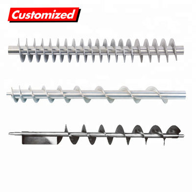 Harga yang bagus OEM Custom stainless steel gandum menyapu Silo Feed Auger sekrup on line