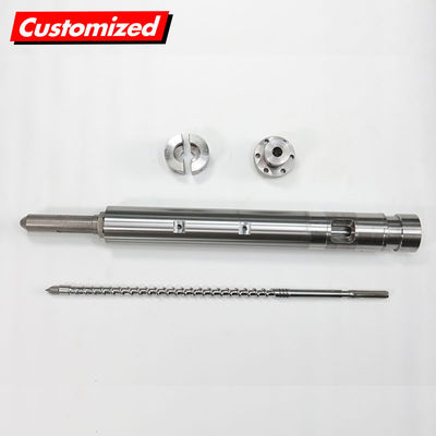 Harga yang bagus Stainless Steel Twin Screw Extruder Barrel Set Screw Barrel yang dapat disesuaikan on line