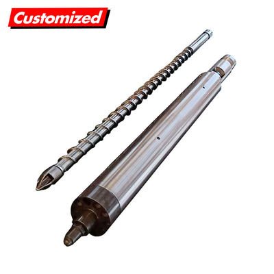 Harga yang bagus Precision Extruder Nitriding Screw Barrel Disesuaikan Untuk PVC PPR Multiple Feed on line