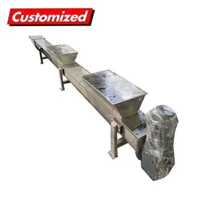 Harga yang bagus Conveyor Screw Auger U Type Sludge Horizontal tanpa poros dengan Mesin OEM yang disesuaikan on line