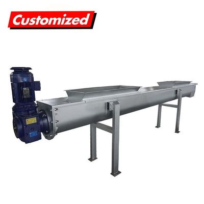 Harga yang bagus Stainless steel tahan lama kecil fleksibel tanpa batang spiral Auger Conveyor untuk tugas berat on line