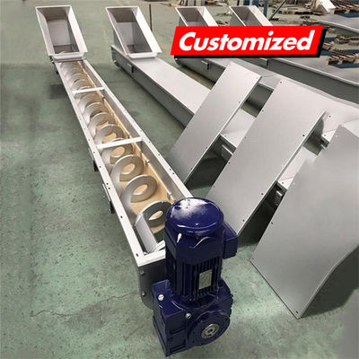 Harga yang bagus Custom Spiral Diameter Stainless Steel Panas Tahan U Jenis Sekrup Auger Conveyor on line