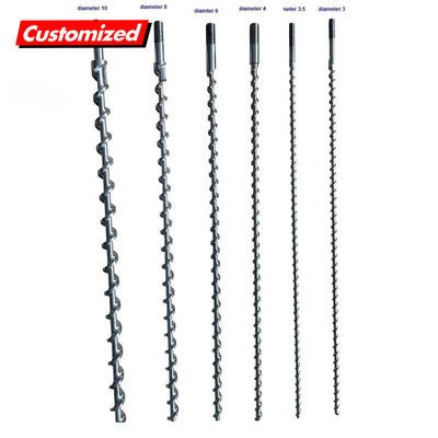 Harga yang bagus Permukaan halus selesai Stainless Steel Auger Screw Wear Resistance Untuk Pengangkutan Bahan on line