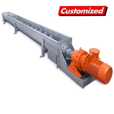 Harga yang bagus Makanan Minuman OEM Custom Screw Auger Conveyor Linear Vibrating Powder Feeder Conveyor on line