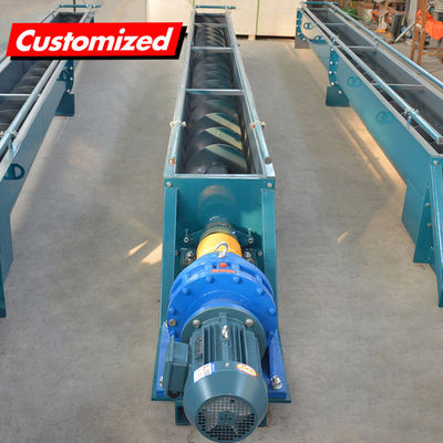 Harga yang bagus OEM Custom Industrial Cement Carbon Steel Auger Conveyor untuk Ash Coal Soil dan Aggregate on line