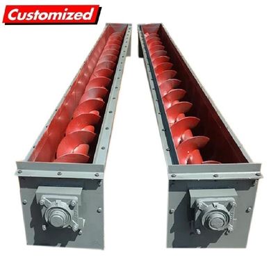 Harga yang bagus Custom Industrial Powder Flexible Cement Spiral Sawdust Screw Conveyor Auger untuk Keuntungan on line