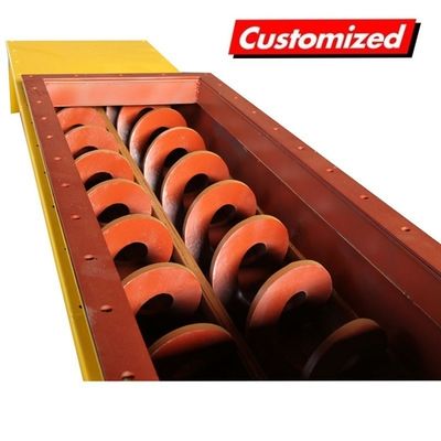 Harga yang bagus Sistem Konveyor Auger Sekrup Shaftless Tahan Panas yang Disesuaikan dari Stainless Steel on line