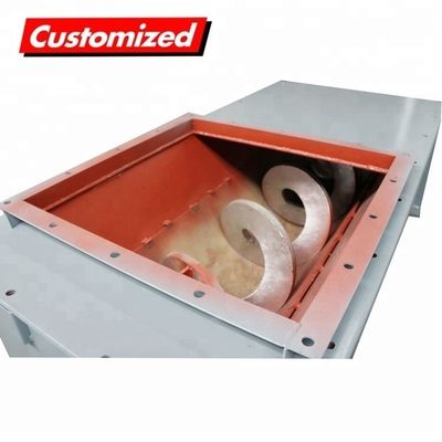 Harga yang bagus Conveyor Auger tanpa batang tahan panas untuk dehidrasi lumpur on line