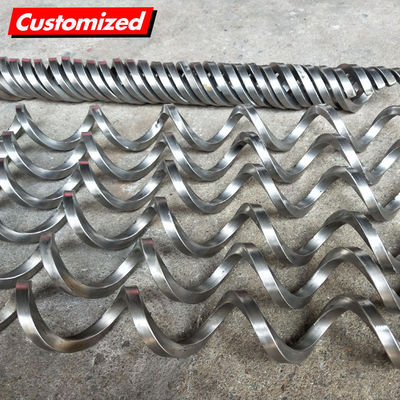 Harga yang bagus Custom Kontinuous Stainless Steel SS304 SS316 Shaftless Auger Screw Spiral Blade untuk Conveyor Farm Machinery on line