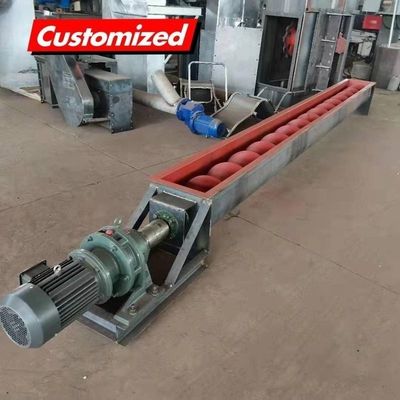 Harga yang bagus U-Bentuk Limbah Sekrup Mesin Makan Conveyor Sistem Tubular Sekrup Auger Conveyor OEM on line
