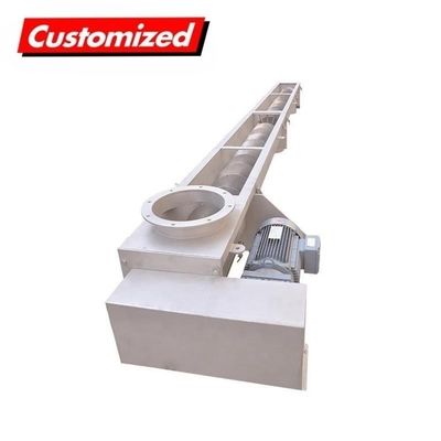 Harga yang bagus US Grain Screw Elevator Powder Spiral Conveyor Coal Sand Cement Auger Conveyor oleh OEM on line