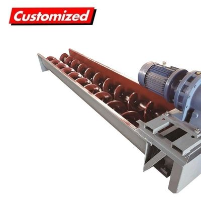 Harga yang bagus Conveyor sekrup double shaft tahan api tahan panas khusus untuk pasir batubara silo on line