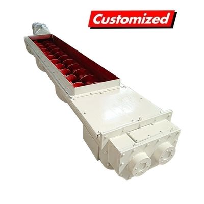 Harga yang bagus Conveyor sekrup double shaft baja karbon khusus dengan US 110.000kg Paket Berat Bruto on line