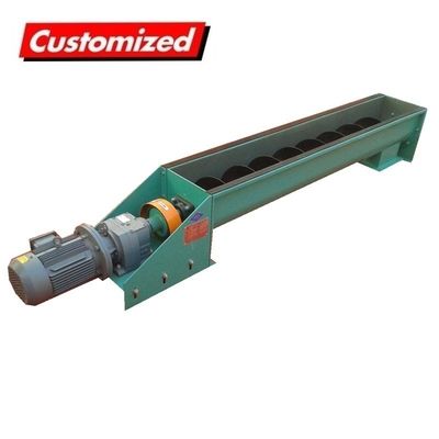 Harga yang bagus OEM Industri Baja Karbon Spiral Conveyor U Trough Auger Conveyor Sekrup Dijamin on line