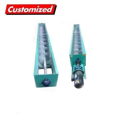 Harga yang bagus Conveyor Screw Auger tanpa poros baja tahan karat untuk pengolahan limbah pewarnaan on line