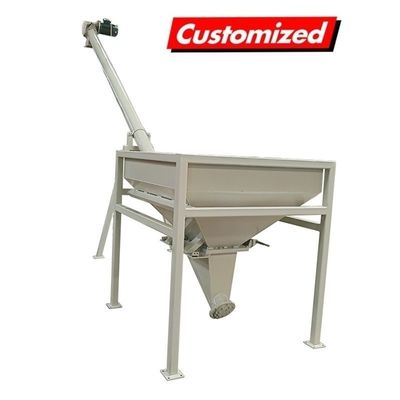 Harga yang bagus Karbon Steel Inclined Screw Feeder Profesional Untuk Pengangkutan Serbuk Gandum on line