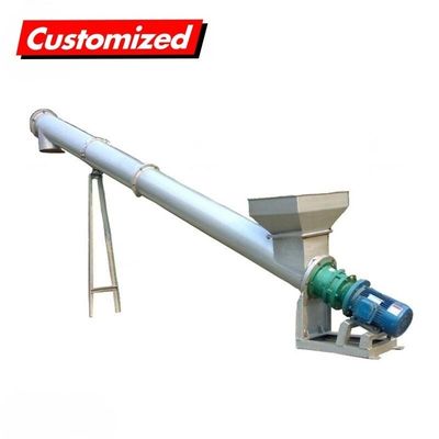 Harga yang bagus Stainless Steel tahan panas Disesuaikan Fleksibel Conveyor Sekrup dan Spiral Sekrup Auger Feeder on line
