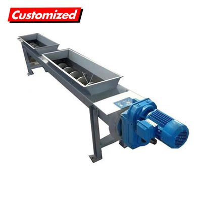 Harga yang bagus Conveyor sekrup baja tahan panas fleksibel untuk penanganan bahan suhu tinggi on line